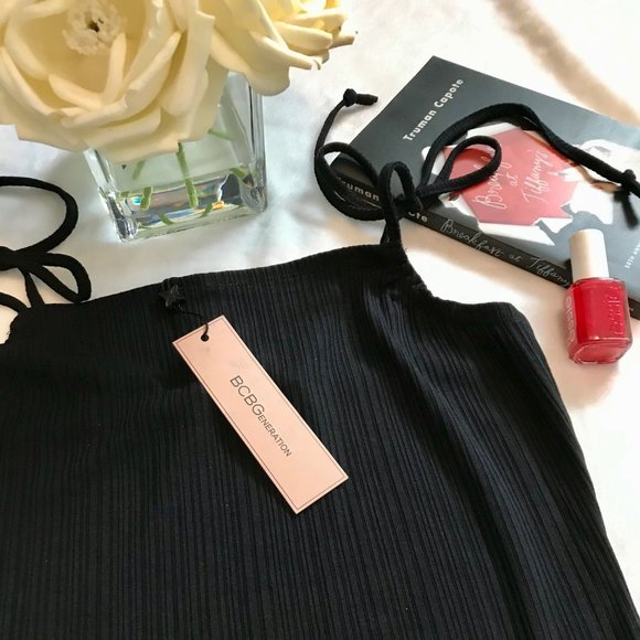 XS BCBGeneration TIE-STRAP THONG BODYSUIT - Picture 3 of 10